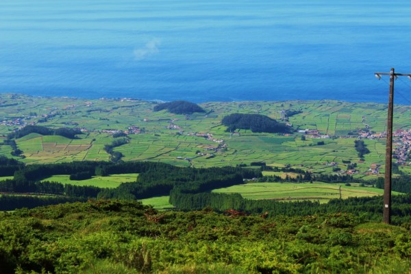 foto  vistas serra santa barbara Terceira